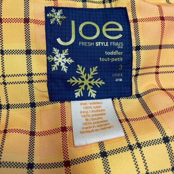 𝅺JOE FRESH | Toddler' Blue and Yellow Vest - Picture 5 of 5